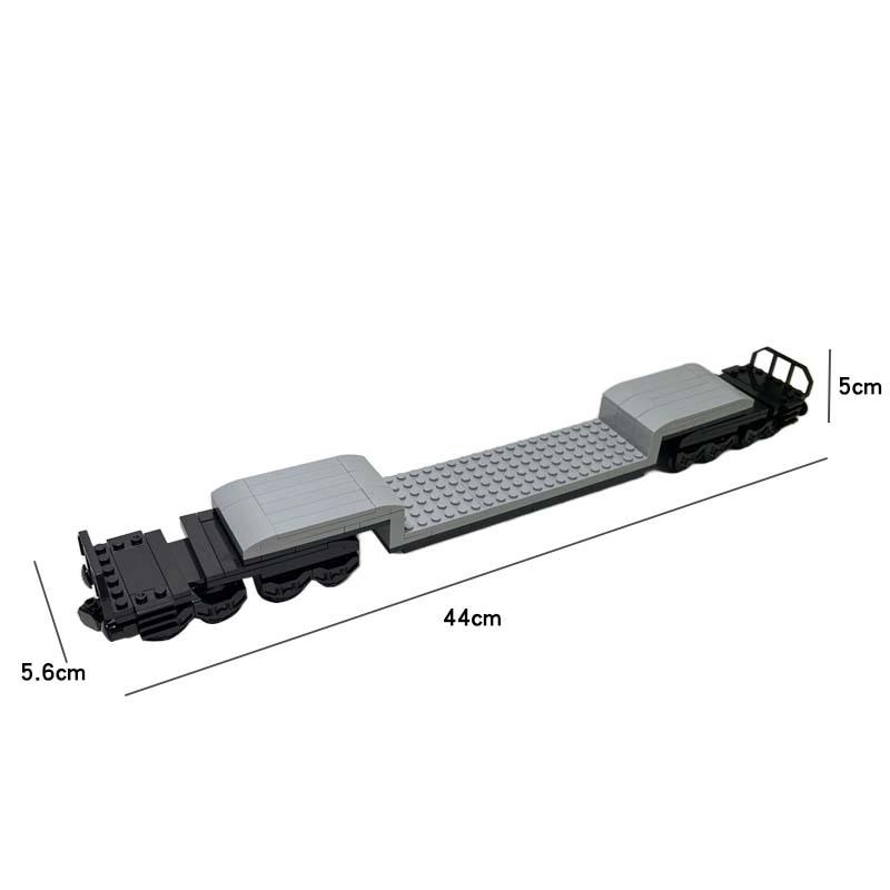 MOC Train Carriages/Base Plate Building Blocks Short Pile Truck/Container/Firewood Train/Van Cable Transport Small Bricks Toys