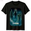 The Fog 1980 Movie Poster Inspired T Shirt Retro 80s Vintage Washed Graphic Unisex Versatile Stylish Homme Stretched