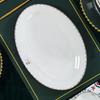 Swan-Style Chinese Ceramic 12-Inch Fish Plate
