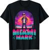 Retro Dj Miami Mark Disc Jockey 80s Flare Novelty Tshirt