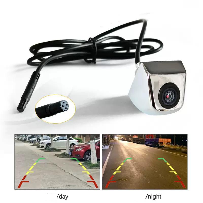 Car Reversing Rearview Camera 4-pin High-definition Color Image Video Night Vision 170-degree Wide-angle Camera