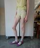 Nokeontencheu 361. Striped Tight Shorts _ Soft Olive