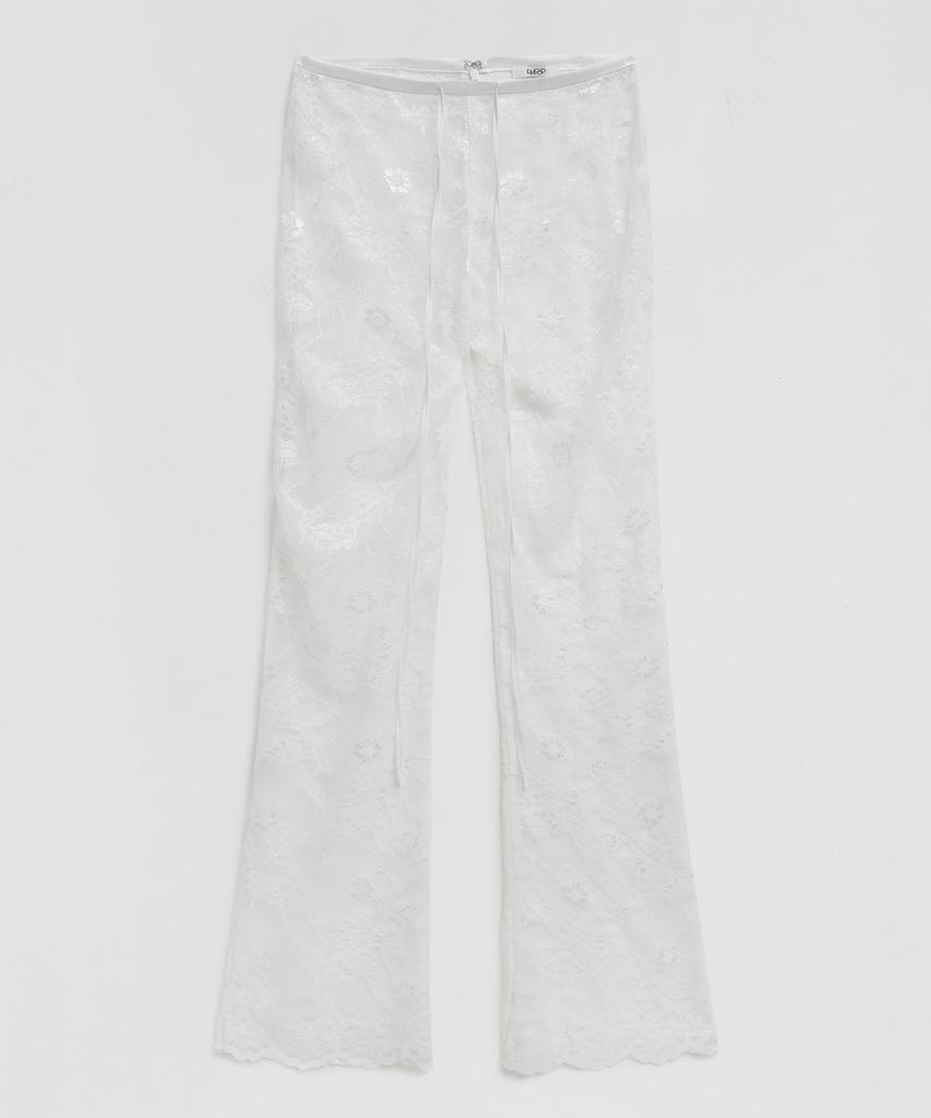LMOOD WOMEN Lingerie Layered Pants Ecru