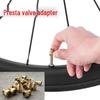 Presta to Schrader Valve Adapter for Easy Inflation - Compatible with Giant Road and French Style Mountain Bikes