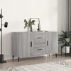 Vidaxl Kommode, Sonoma Eiche Grau, 100X36X60 Cm, Holzwerkstoff