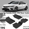 Waterproof, Eco-Friendly TPE Wear-Resistant Floor Mats for 2023-2025 Honda Civic Hatchback (RHD)