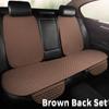 New Flax Car Seat Cover Protector Linen Front Rear Back Cushion Protection Pad Mat Backrest for Auto Interior Truck Suv