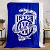 Inter Milan Serpent Emblem Blanket Print Blanket Soft and Cozy Perfect for the Living Room Bed Sofa or a Nap,gift