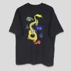 Vintage Kansai man dragon T-Shirt kansai yamamoto designer tee black Medium