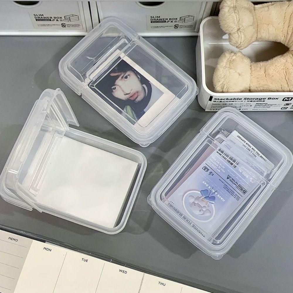 DIY Card Sleeve Protector ABS Game Card Holder New Clear Case Box
