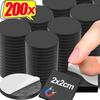 200 BUC Foaie Magnetica Autoadeziva Pătrată Rotundă Puncte Magnetice Flexibile Sticker Lipicios Pentru Tabla Alba Frigider Artizanat DIY Casnic