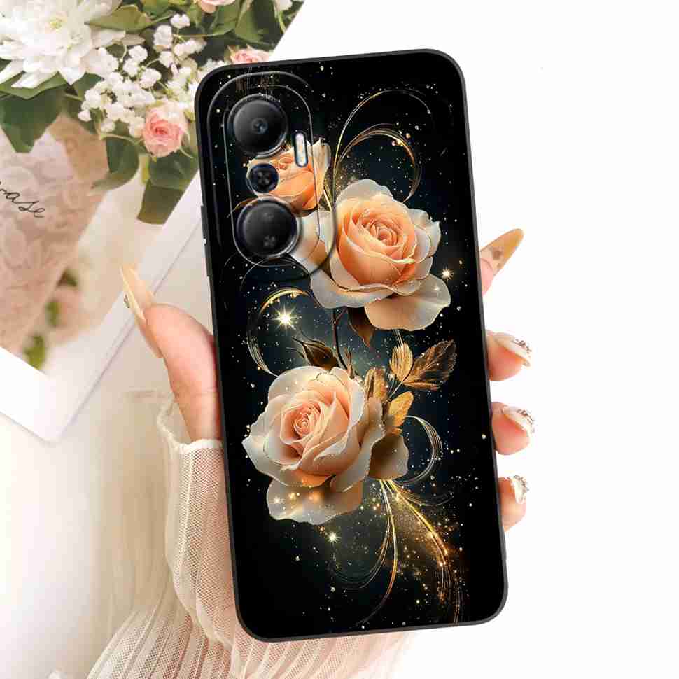 For Infinix Hot 20 4G X6826 X6826B X6826C Case 2022 New Fashion Pattern Soft Silicone Back Cover For Hot 20 Hot20 Casing 6.82''