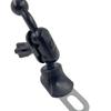 Universal Motorcycle Phone Holder With 17mm Extended Rearview Mirror Holder Easy Installation For All Weather Conditions