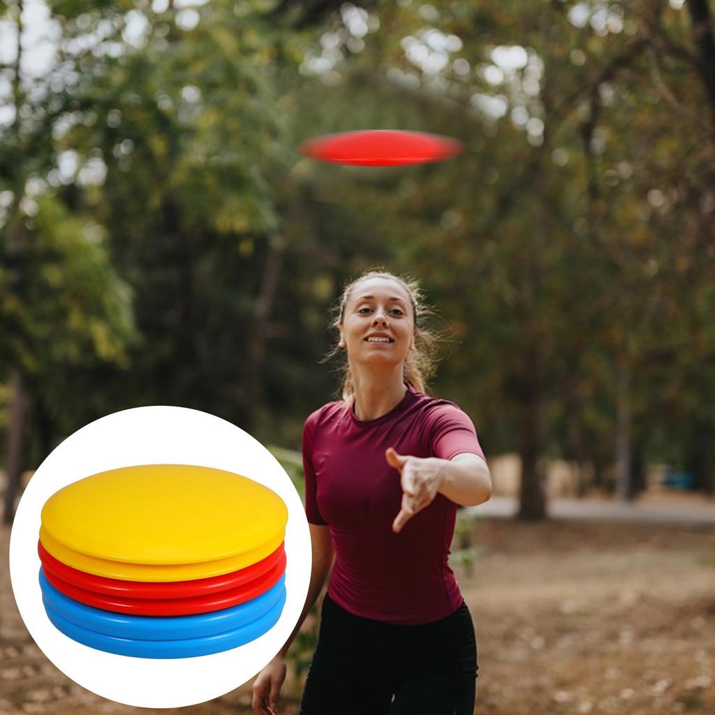Zerodeko Disc Golf Set (6 Discs) - Beginner-friendly Driver, Mid-range, and Putting Practice Discs for Golf Training and Basket Aiming Practice.