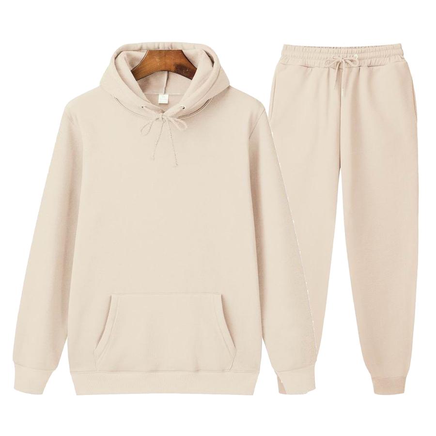 Survêtement à capuche et pantalon pour homme et femme, ensemble de survêtement, survêtement d'hiver, costume de sport, sweat-shirt, pull à la mode