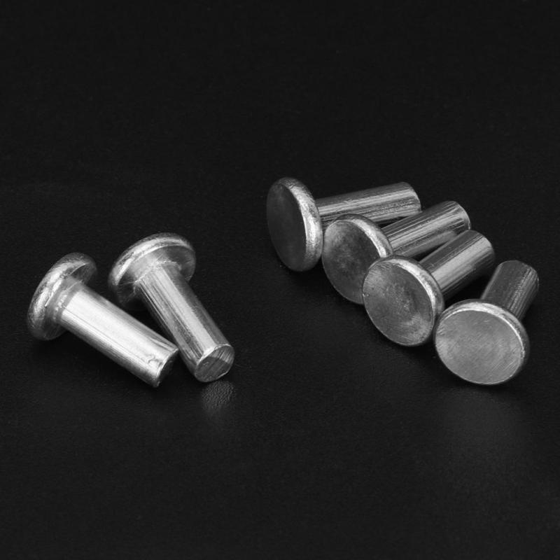 100Pcs Gb867 M4 Flat Aluminum Rivets Flat Rivet