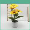 Sunflowers Flower Decor With Silk Fabric Rain Flower Stones For Wedding And Photography Props