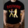 Firefighter Tee Shirt Fire Fighter Gift for Firefighter Clothes Casual Funny Graphic T Shirts Cotton Short Sleeved Printed Tees