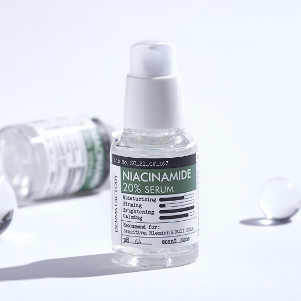 Dermafactory Niacinamida 20% (200.000 ppm) 30ml de soro