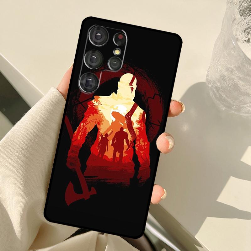 God of War Case For Samsung Galaxy S25 S24 S23 S22 S21 S20 Ultra S9 S10 Plus S21 FE S25 FE Back Cover