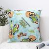 Pillow Case Margaritaville Holiday Festive Parrot Christmas Pillow Cover Cushion Cover Pillowcases For Living Room Chair