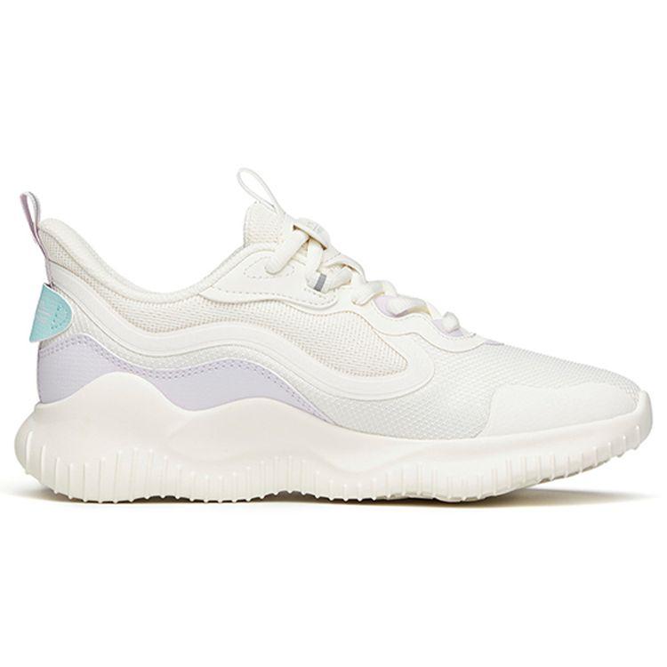 Anta Comfortable Low-Top Running Shoes Women Sneakers Ivory 922145556-3