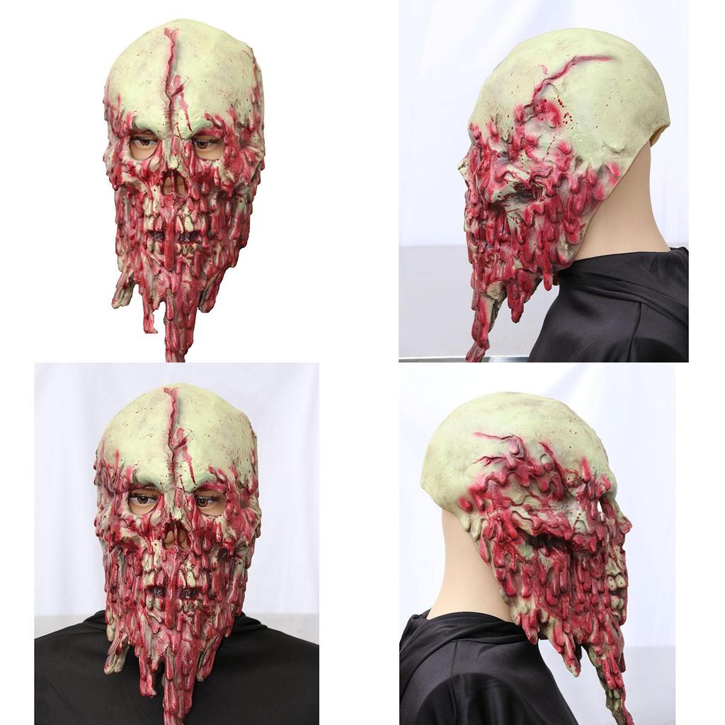 Halloween Haunted House Latex Zombie Mask For Cosplay And Scare Pranks