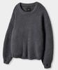 Dimiteulibeullaeg Essential Hairy Round Knit_Charcoal Gray