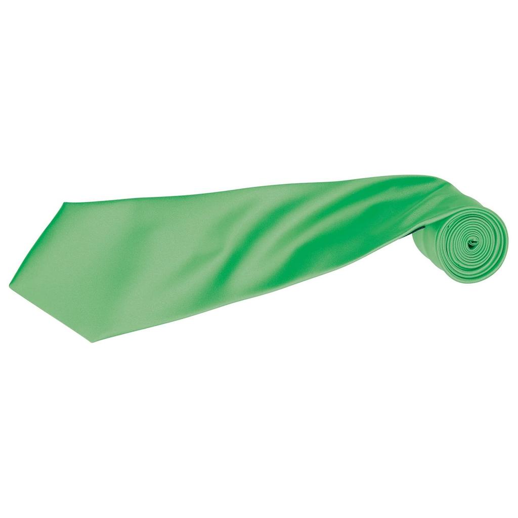 Premier Einfarbiges Satin-Krawatten-Set für Herren (Schmale Krawatte) (2 Stück)