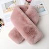 Children'S Double-Sided Velvet Thickened Fleece Scarf Korean Style Imitation Fur Warm Scarf Fur Collar Autumn And Winter