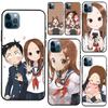 Karakai Jouzu No Takagi San Case For iPhone 13 11 14 Pro Max 12 Mini Full Cover For iPhone XR XS Max X 7 8 Plus SE 2020