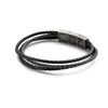 [Frank 1967] Bolzano Leather Bracelet Black 7FB-0438