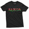 Men's Kenya T-shirt Jamhuri Ya Kenya Kenyan Flag Coat of Arms Country Tee Unisex T-Shirt