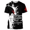 Tricou bărbătesc de vară Dumnezeu Religie Hristos Isus Cruce Imprimare 3D Hip Hop mânecă scurtă Streetwear Tricouri vintage supradimensionate