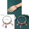 Zootopia Cartone Animato Città di Animali Gioielli Forma di Cuore Braccialetto Charm Per Regalo di Viaggio