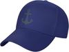Nautische Anker Baseballkappe Unisex Baumwolle Verstellbar Lässig Sommer Outdoor Truckerhut