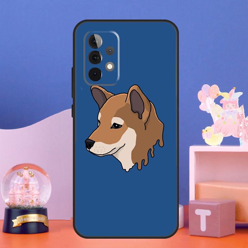 Animal Cartoon Akita Dog Case For Samsung Galaxy A17 A06 A16 A26 A36 A56 A55 A35 A15 A32 A52 A13 A33 A53 A14 A34 A54