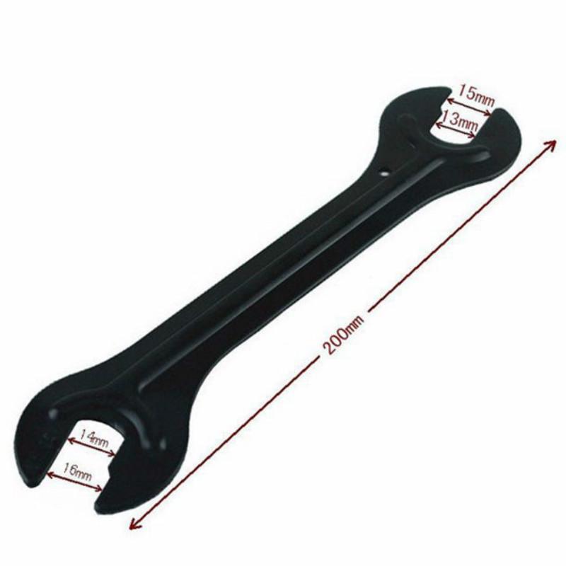 Fahrradkopf Offenes Ende Achsnabenkegelschlüssel 1PC Kohlenstoffstahl Reparaturschlüssel Fahrradwerkzeuge für Mountainbike-Zubehör