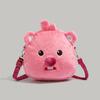 2024 New Loopy Plush Doll Cute Beaver Plush Bag Crossbody Bag Mini Large Capacity Shoulder Bag