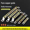 Copper Grounding and Neutral Busbar with Insulator