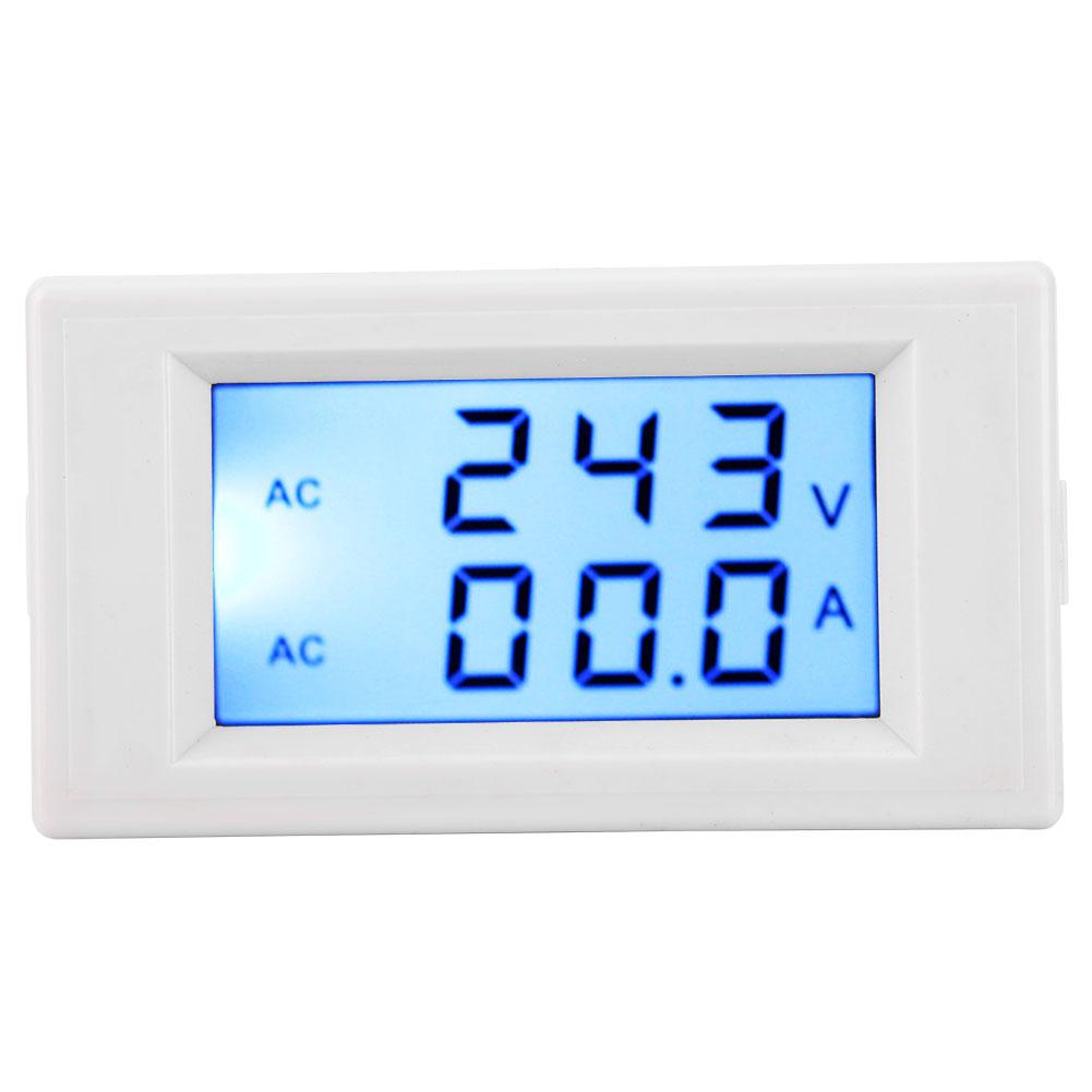 D69-2042 Dual Display Voltmeter Ammeter AC80-300V 0-50A 0-100A with Current