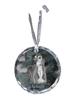 Saluki, Persian Greyhound, Arabian Hound - Crystal Bauble with a Photo, Dog Photo In Crystal, Personalized Christmas Tree Ornament by Brand