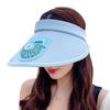 Portable With Fan Fan Sun Hat Breathable Wide Brim Beach Hat Adjustable UV Protection Panama Cap Camping Hiking