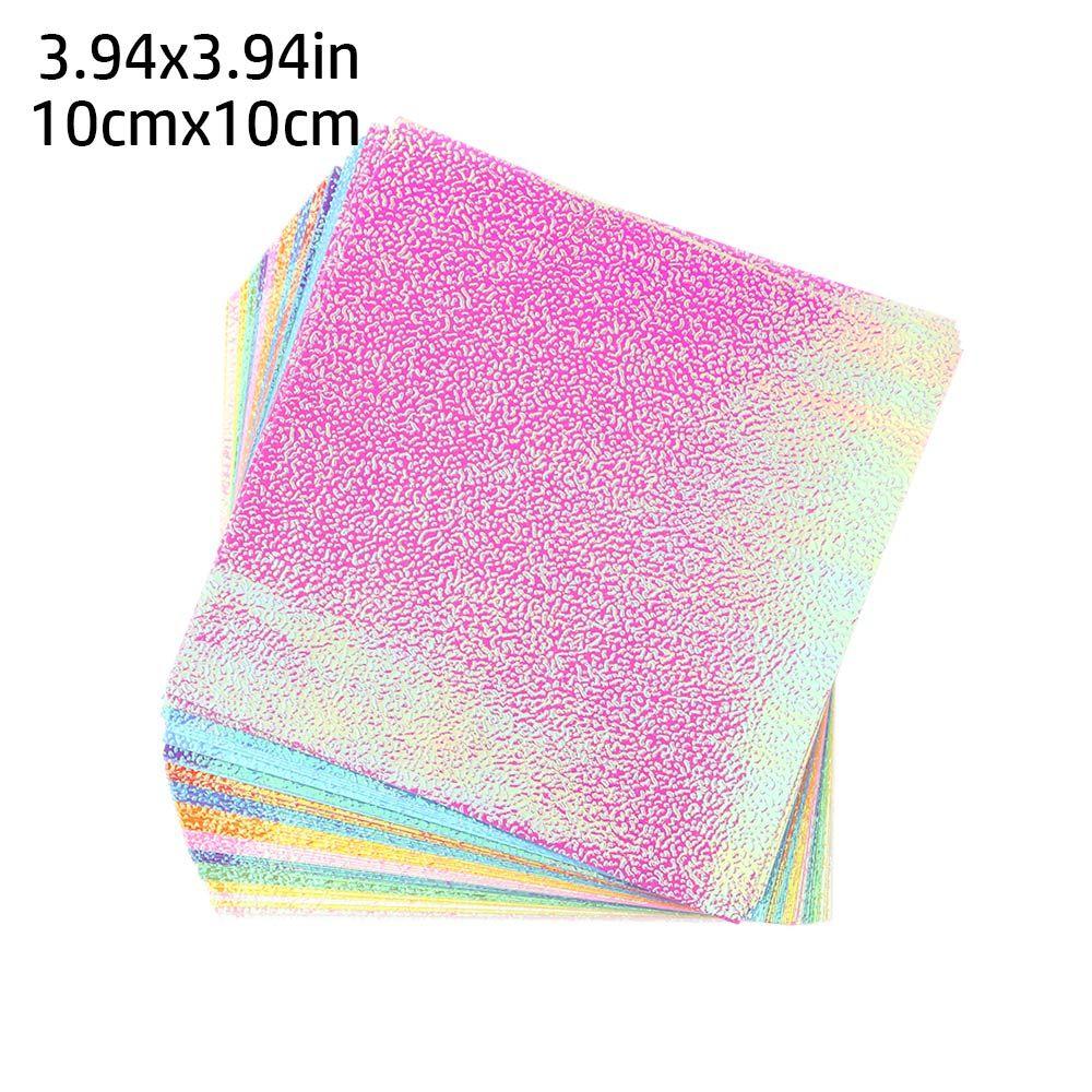 Hârtie origami strălucitoare de culoare Accesorii pentru bricolaj Hârtii pliabile pătrate Decor pentru albume de albume