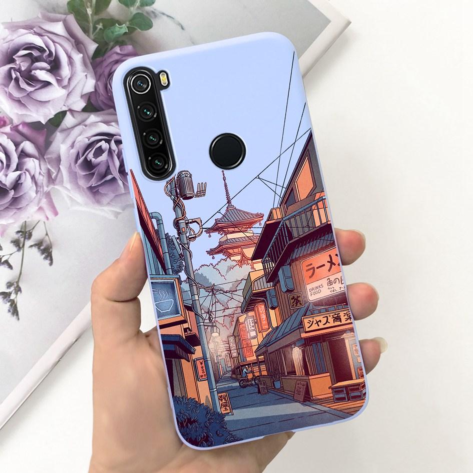 For Phone Cover Xiaomi Redmi Note 8 8T Case Popular Flower Slim Soft Silicone Coque For Xiaomi Redmi Note 8 Pro Note8 8 T Fundas