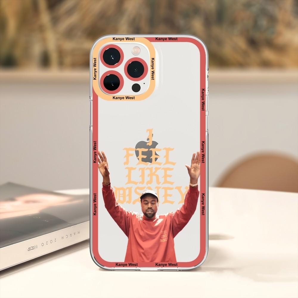 Kanye West Ye Phone Case For iPhone 11 12 Mini 13 14 15 16 Pro Max Transparent Shell