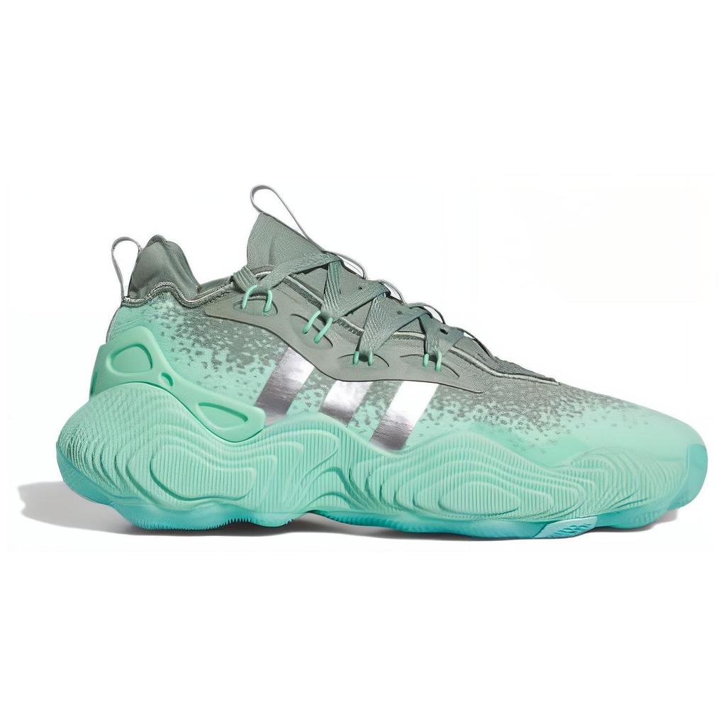 adidas Trae Young 3 Jade Baskets Unisexe Vert Pulse-Mint Argent-Métallisé IF5591