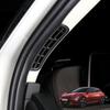For KIA EV6 LHD Car Interior A-pillar Carbon Fiber Front Upper Air Conditioner Air Outlet Stripes Cover