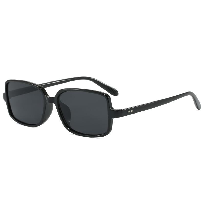 New Korean version simple square sunglasses for men and women fashion trend UV resistant outdoor sunshade sunscreen glasses