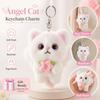 Kitten Pendant Plush Cat Keychain Soft Plush Plush Animal Keyring Handbag Accessories